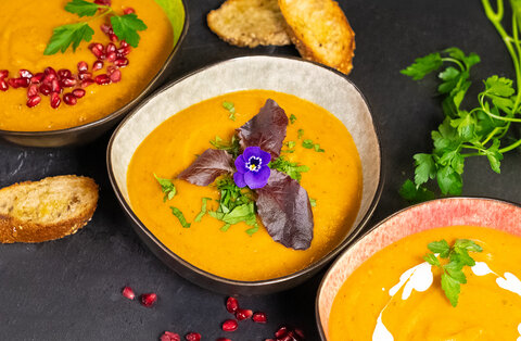 Wärmende Grillgemüse-Suppe
